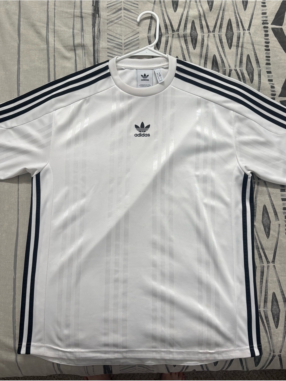 Adidas Originals 3 STRIPES Jacquard Jersey CE1641 White